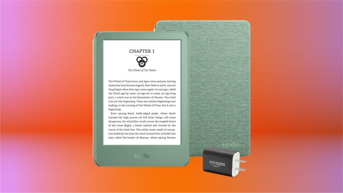 Hit Your Reading Goals With the Kindle Essentials Bundle, Now $44 Off for Prime Day