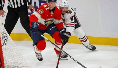 NHL opening night scores, live updates: Panthers-Blackhawks tied after 2 periods, Penguins-Rangers up next