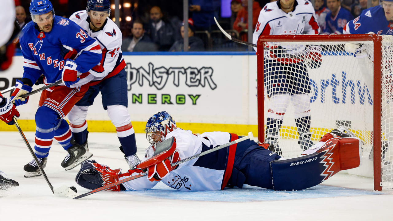Lindgren makes 35 saves in season debut, Capitals shut out Rangers