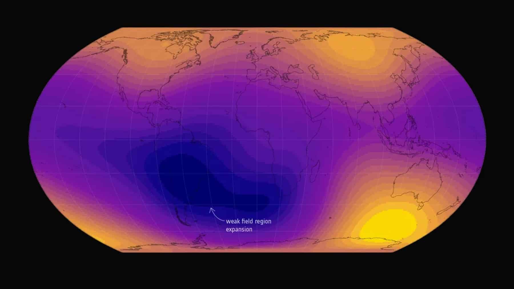 Expanding mysterious anomaly beneath Earth