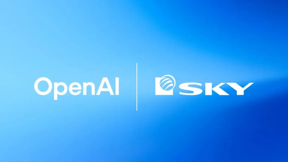 The OpenAI and Sky logos, side by side.