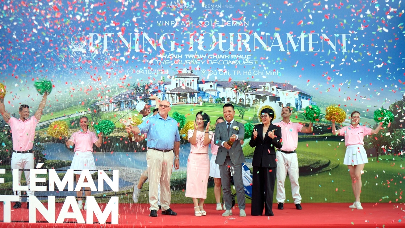 The opening of Vinpearl Golf Léman adds another international-standard course to Ho Chi Minh City, providing golfers with a comprehensive venue where sport is combined with high-quality leisure experiences.