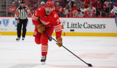 Larkin pacing Red Wings to solid start, making case for Olympics