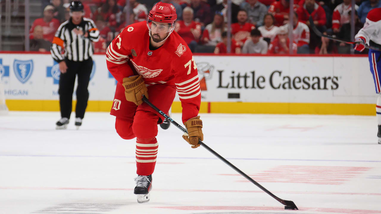 Larkin pacing Red Wings to solid start, making case for Olympics