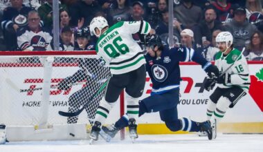 Stars hold off Jets despite Connor’s hat trick, spoil Toews NHL return