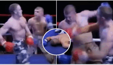 US Marine vs British SAS Soldier Boxing Fight Ended in Savage Knockout