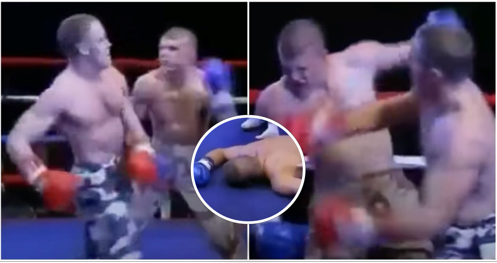 US Marine vs British SAS Soldier Boxing Fight Ended in Savage Knockout