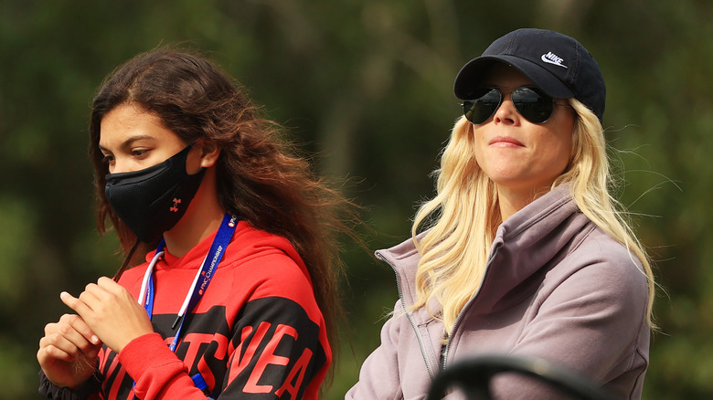Sam Woods and Elin Nordegren in 2020