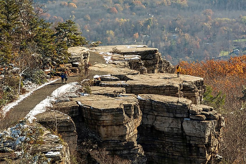 Castle Point in the Lake Minnewaska State Park Preserve.