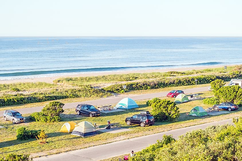 Camping at Hither Hills State Park