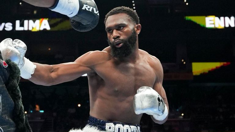 Philadelphia, PA, USA: Jaron Ennis vs. Uisma Lima Fight Night October 11, 2025 Photographed by Emma Brawley Matchroom Boxing...Fight              