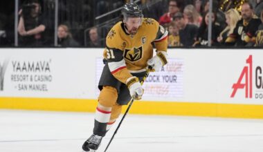 Golden Knights forward Mark Stone sidelined with wrist injury