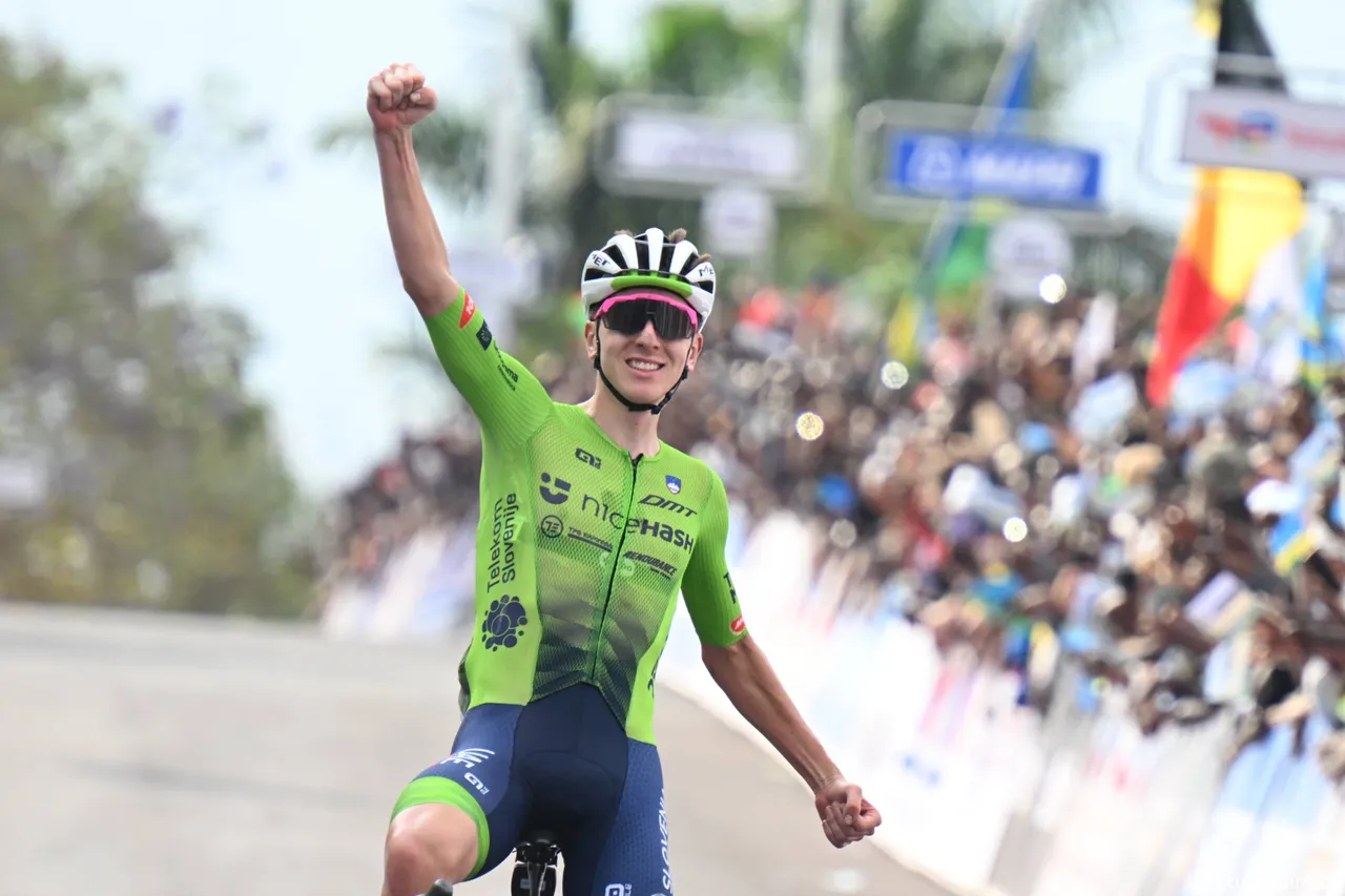 Tadej Pogacar successfully defended his world champion title in Rwanda