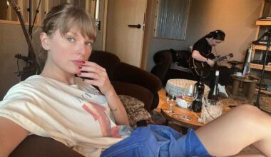 Taylor Swift Shares Pics with Max Martin and Shellback from 'Showgirl' Sessions
