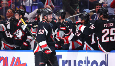 Samuelsson gets 2 goals, Sabres hold off Maple Leafs