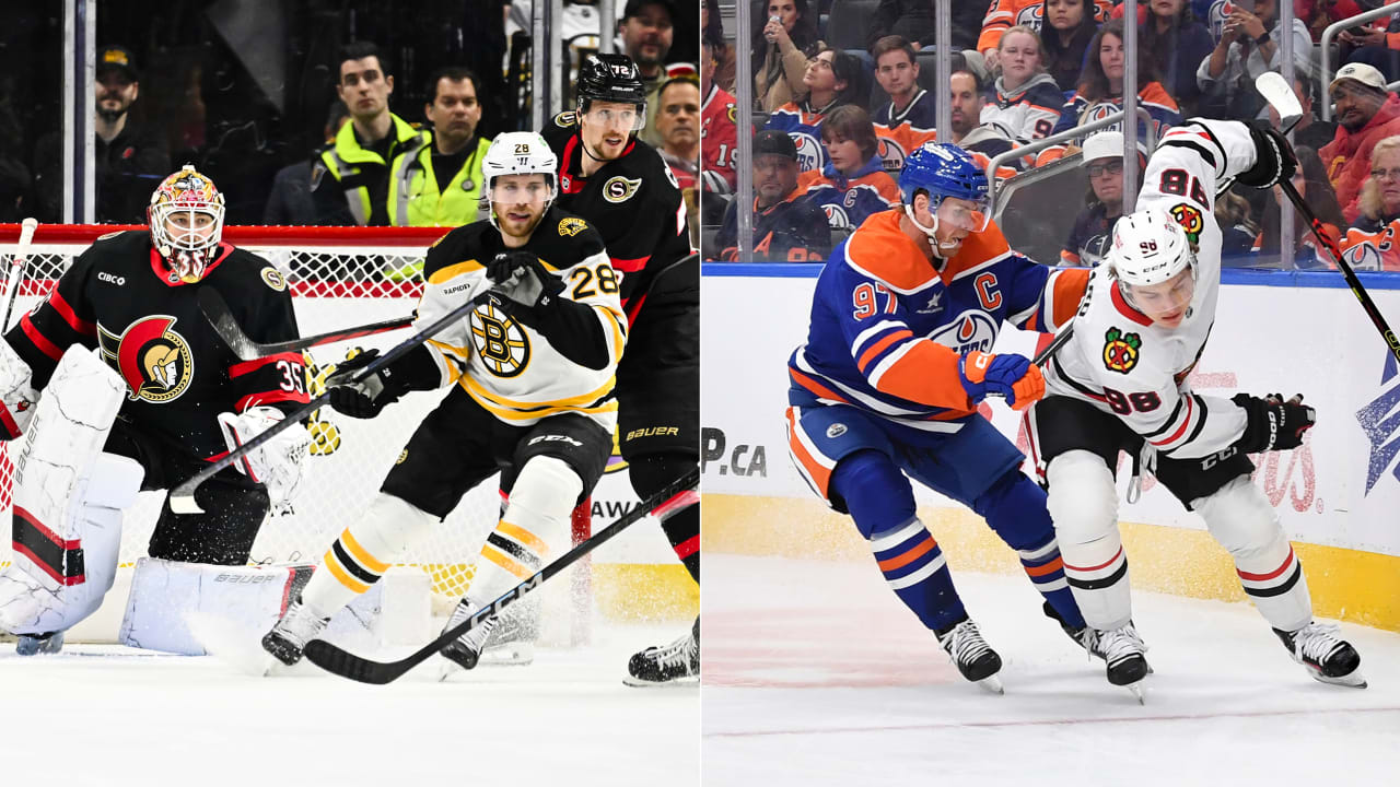 NHL nationally televised games for week of Oct. 27
