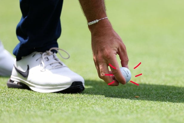 I never noticed how many pros do this – until I started looking