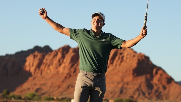 PGA Tour winner reveals the random – and heavy – object in his golf bag that he makes his caddie carry