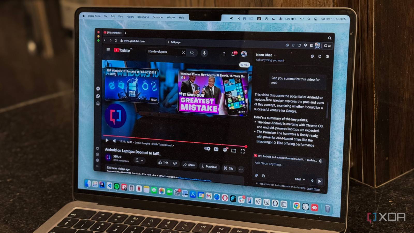 I’m only using an AI browser to watch YouTube now, and it’s incredible