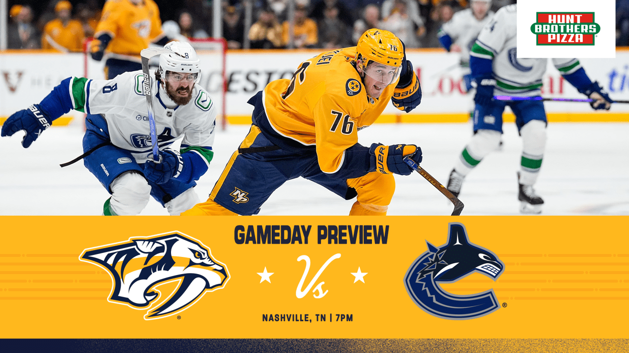 GAME DAY: Canucks vs. Preds, October 23