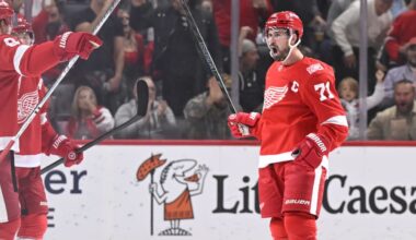 Larkin gets 4 points, Red Wings defeat Oilers for 5th straight win