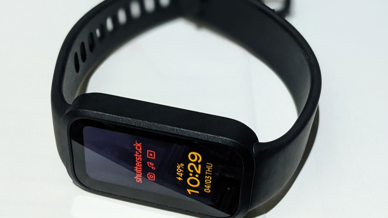 Close up of a Xiaomi Smart Band 9