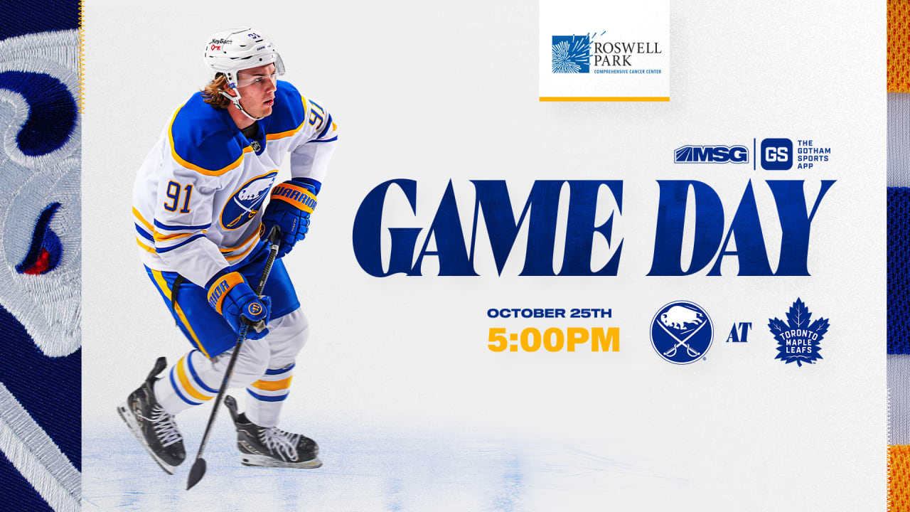 Sabres at Maple Leafs | How to watch, lineup notes, and storylines