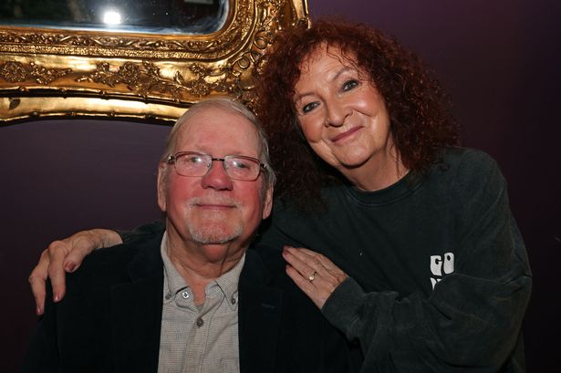 Billy Butler pictured with singer Beryl Marsden at the Epstein Theatre reopening in September 