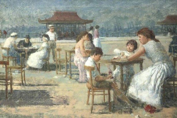 Café Scene by Geoff Yeomans