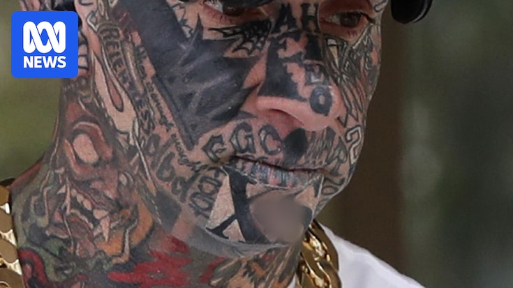WA bikie Dayne Brajkovich fined $500 over Nazi swastika facial tattoo