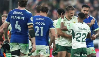 Rugby: South Africa overcomes red card and halftime deficit to beat France