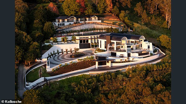 The amazing mansion (pictured) will be auctioned off later this month - with the buyer to pick up one of Australia's most lavish properties