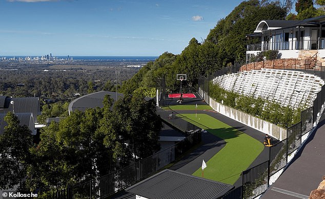 The 39-year-old's property is being likened to that of a mansion seen in James Bond movie