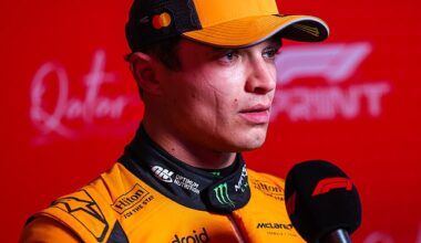 Damning vision circulating online has only enhanced ongoing rumours that McLaren's pit crew are desperate for Lando Norris (pictured) to be the next F1 world champion