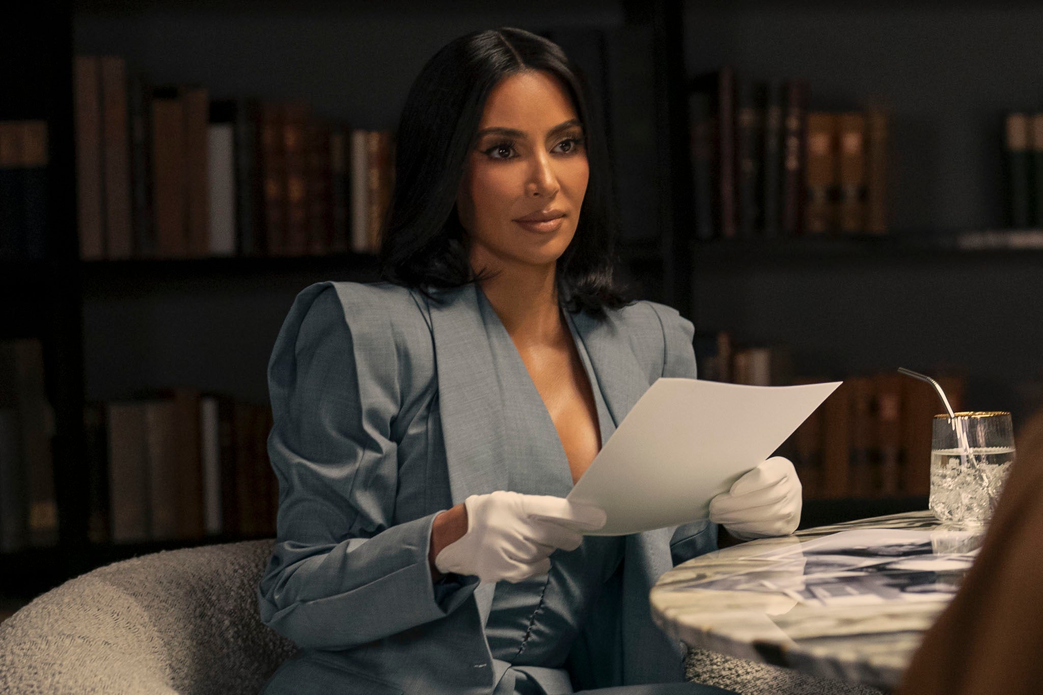 Kardashian, 45, plays a divorce lawyer in the legal drama ‘All’s Fair’