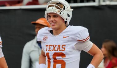 Texas' Arch Manning off injury report, set to start vs. Vanderbilt