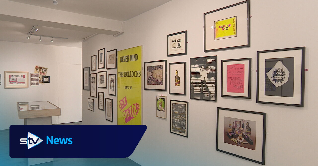 Sex Pistols artwork made in Aberdeen returns for new exhibition