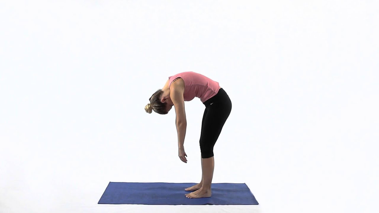 Pilates Spinal flexion Roll down - YouTube