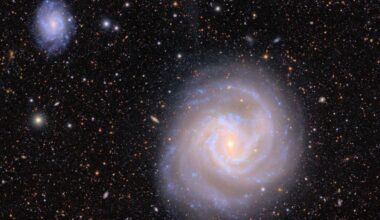 Rubin Observatory Finds Massive Stellar Stream Around Spiral Galaxy M61