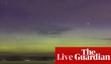 Australia news live: aurora lights up night sky after solar storm; Liberals to reveal energy policy | Australia news