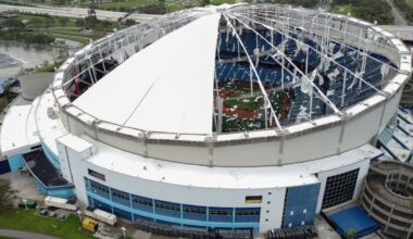 Rays to return to Tropicana Field in '26 after hurricane repairs