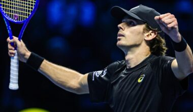 Alex De Minaur beats Fritz for first ATP Finals win after being in 'dark place'