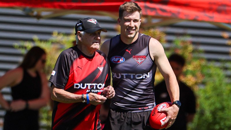 Zach Merrett returns to Essendon training after failed Hawthorn Hawks trade bid