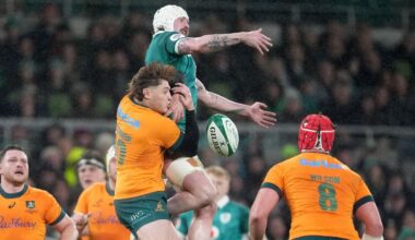 Ireland 46-19 Australia: Fumbling, bumbling Wallabies dusted by aerial raid