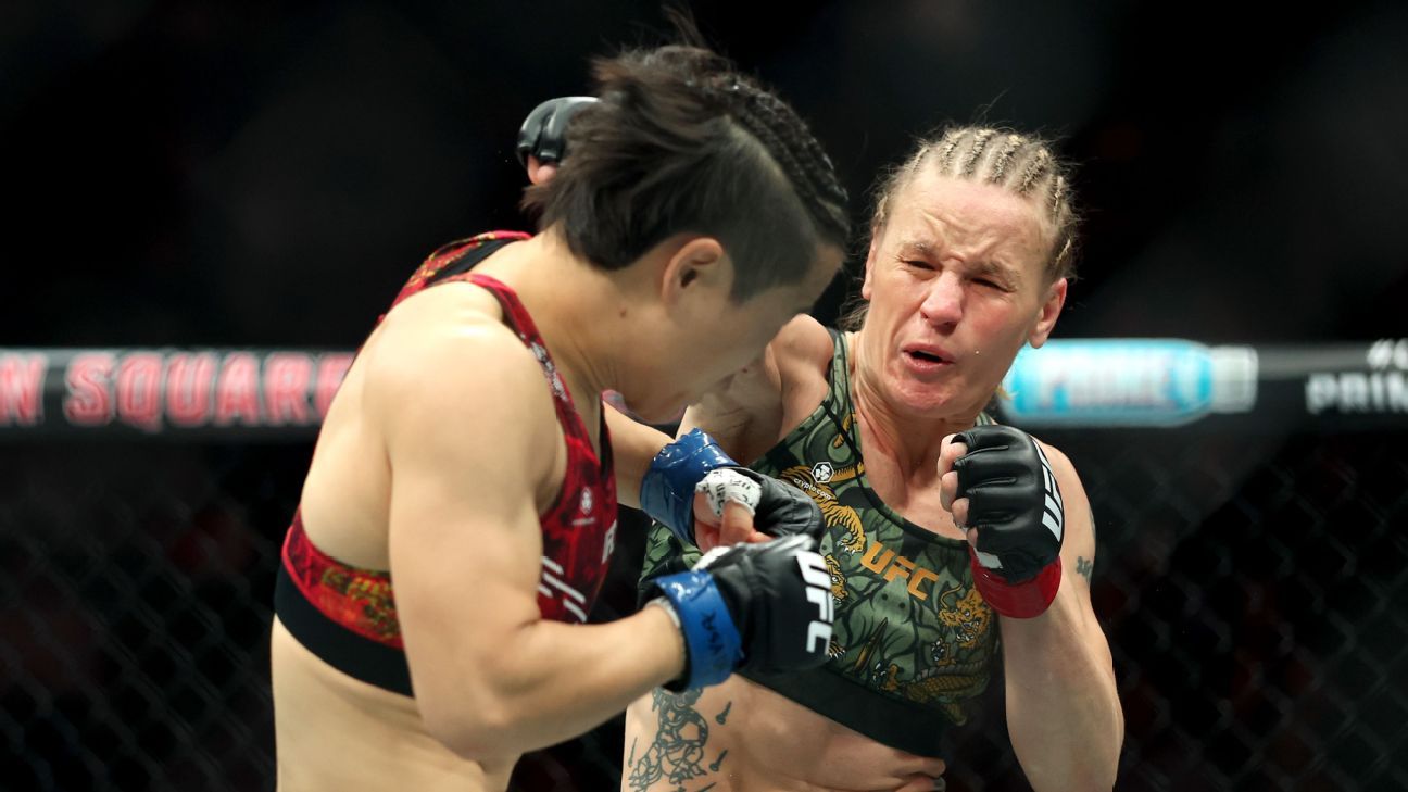 Shevchenko shuts out Zhang to retain flyweight title at UFC 322