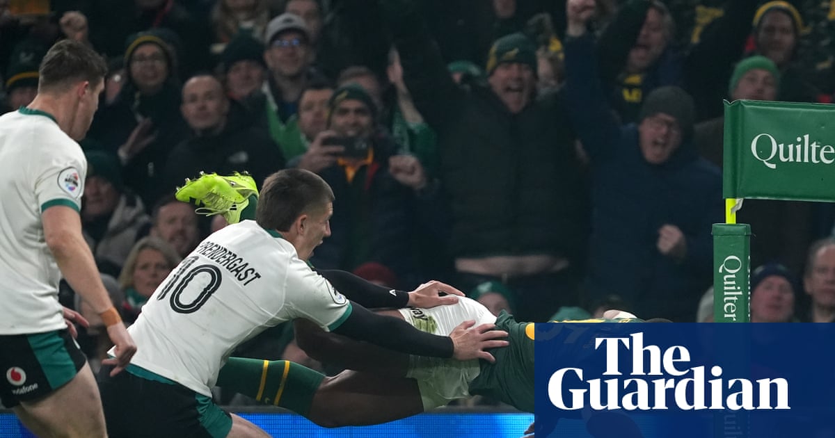 South Africa make heavy weather of victory over indisciplined Ireland | Autumn Nations Series