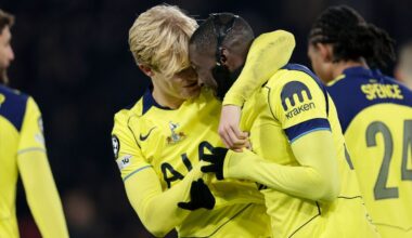 Tottenham's Frank hopes Kolo Muani's brace is just the start