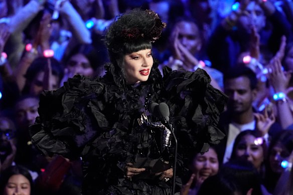 Lady Gaga at the MTV Video Music Awards in September.