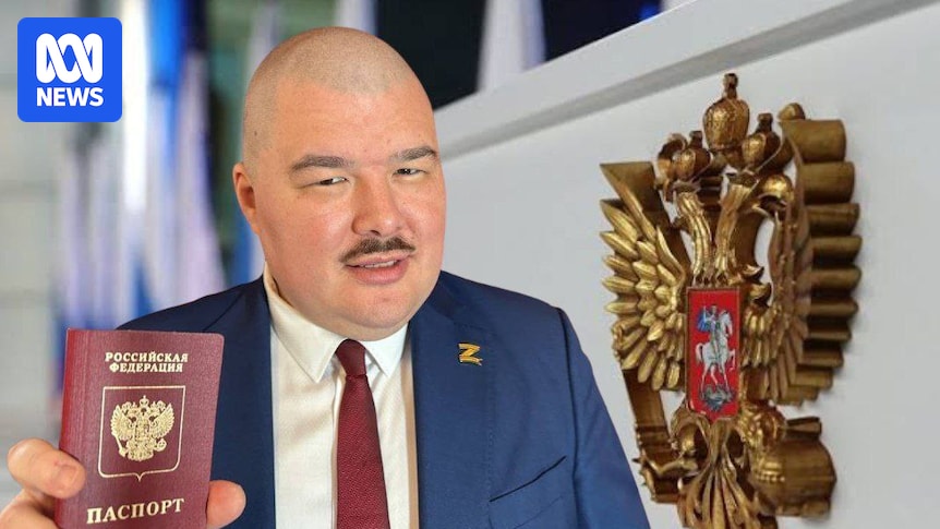 'Aussie Cossack' Simeon Boikov says staff at Russia's Sydney consulate are trying to push him out