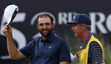 Scottie Scheffler and Ted Scott